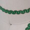 2 Yards 3/8 Inch Green and Gold Gimp Trim for Drapes Pillows Upholstery and Décor Projects